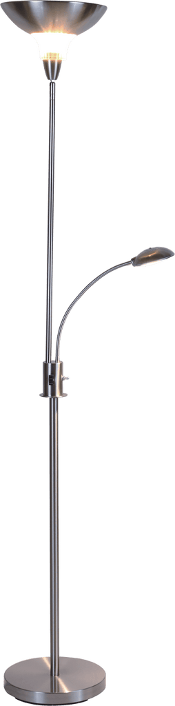 Torch lamp with LED reading light
