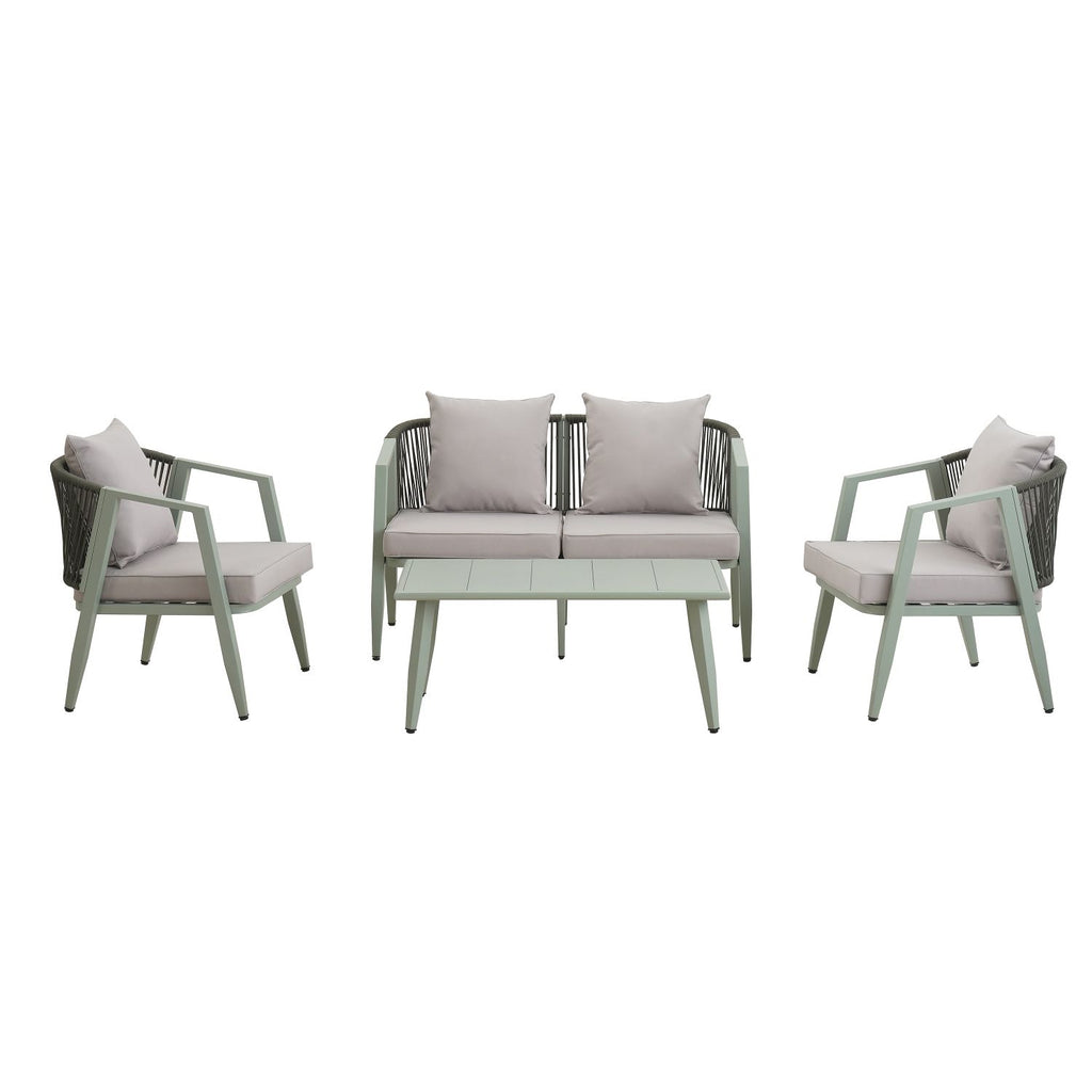U_STYLE Durable and Comfortable Outdoor Seating Set,Suitable for Patios, Lawns, and Poolsides