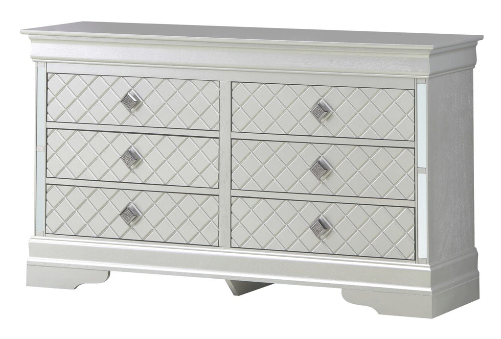 Verona G6700-D Dresser , Silver Champagne