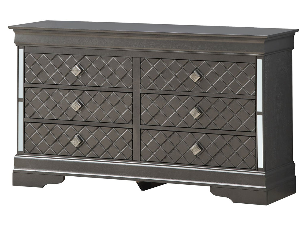 Verona G6702-D Dresser , Metalic Black