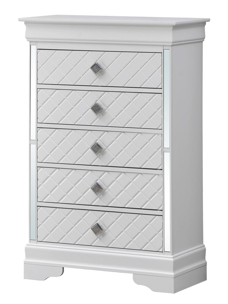 Verona G6790-CH Chest , Silver Champagne