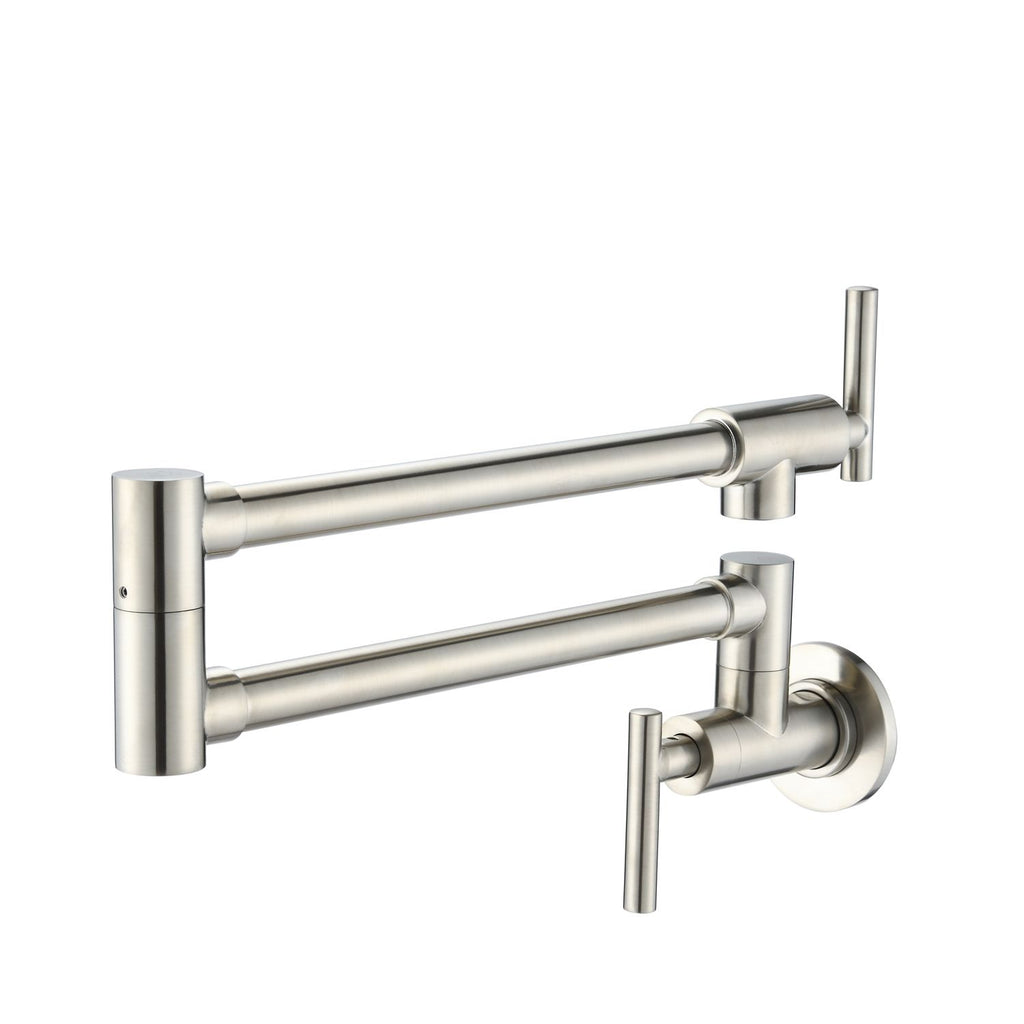 Wall Mount Folding Kitchen Pot Filler Faucet