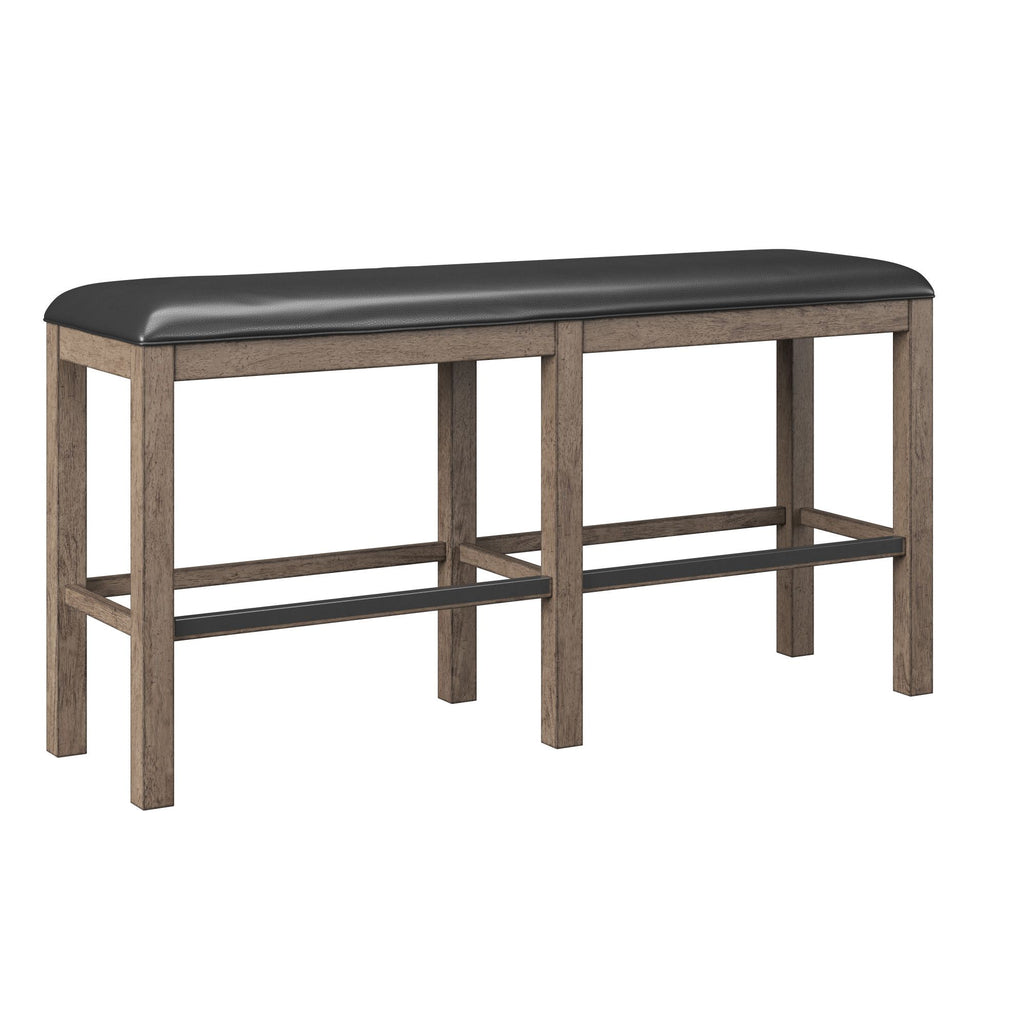 Wallace & Bay Benti Brown 60" Bar Height Bench