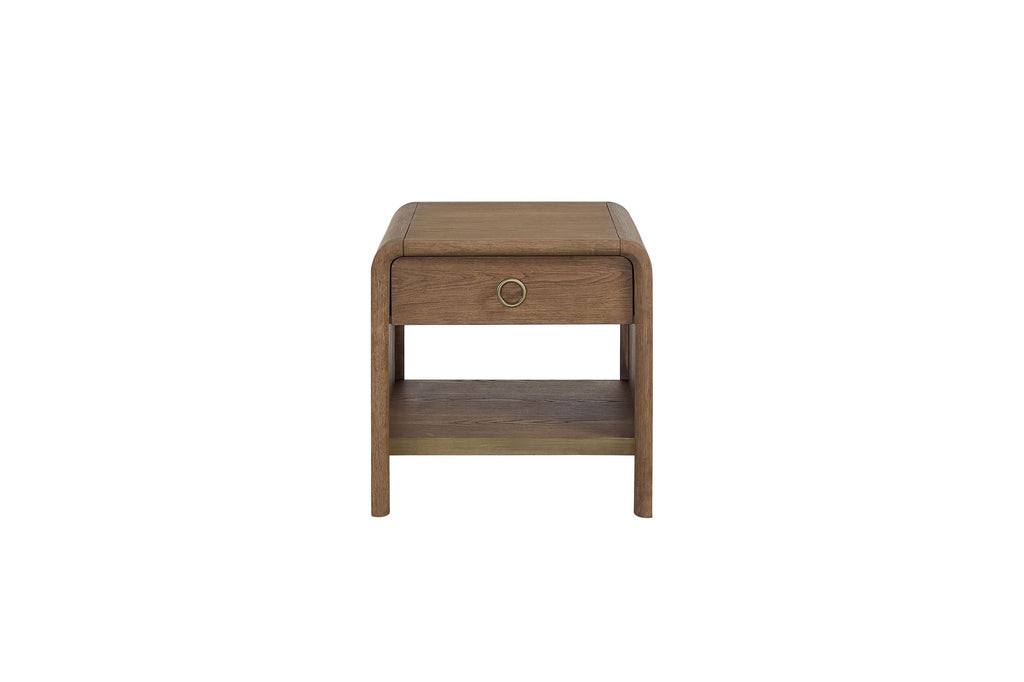 Waterfall End Table - Latte
