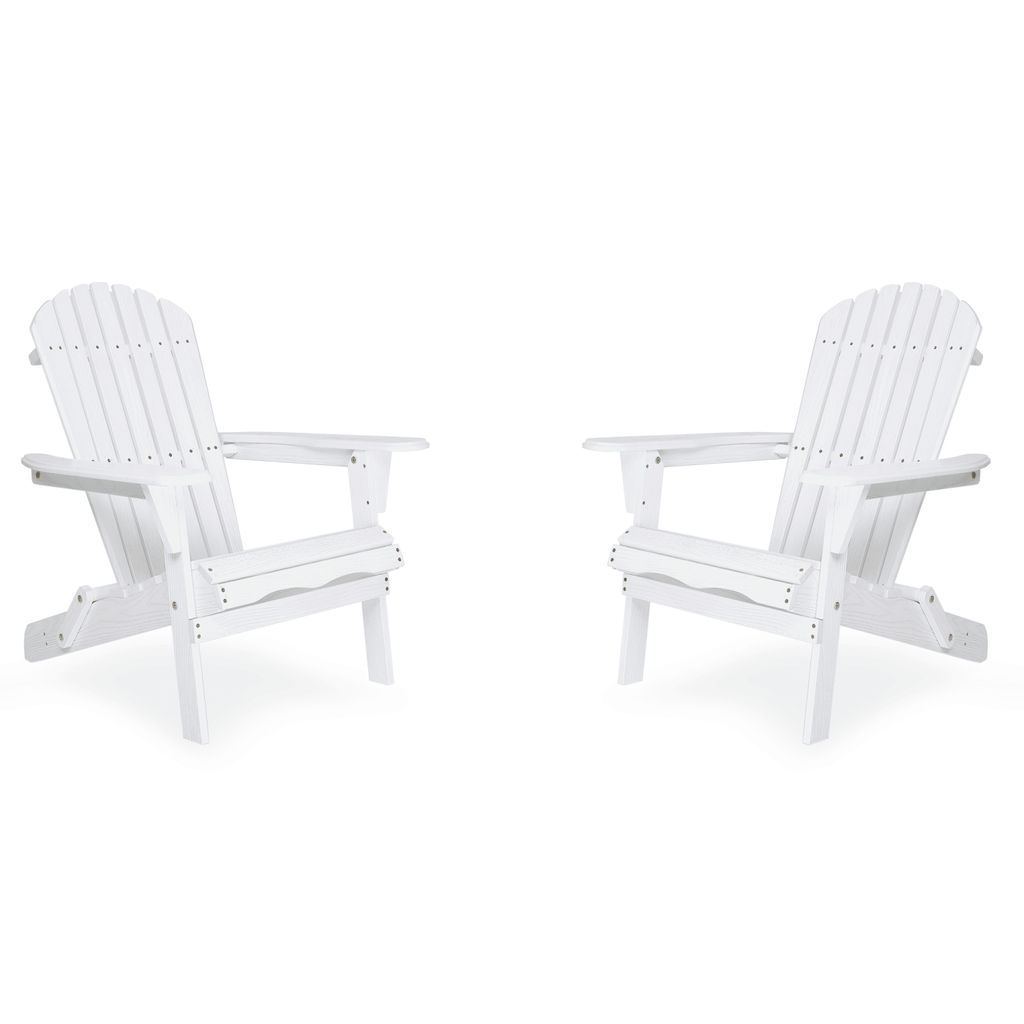 Wood Lounge Patio Chair for Garden Outdoor Wooden Folding Embossed Adirondack Chair Set of 2 Solid Cedar Wood Lounge Patio Chair with Wood Grain