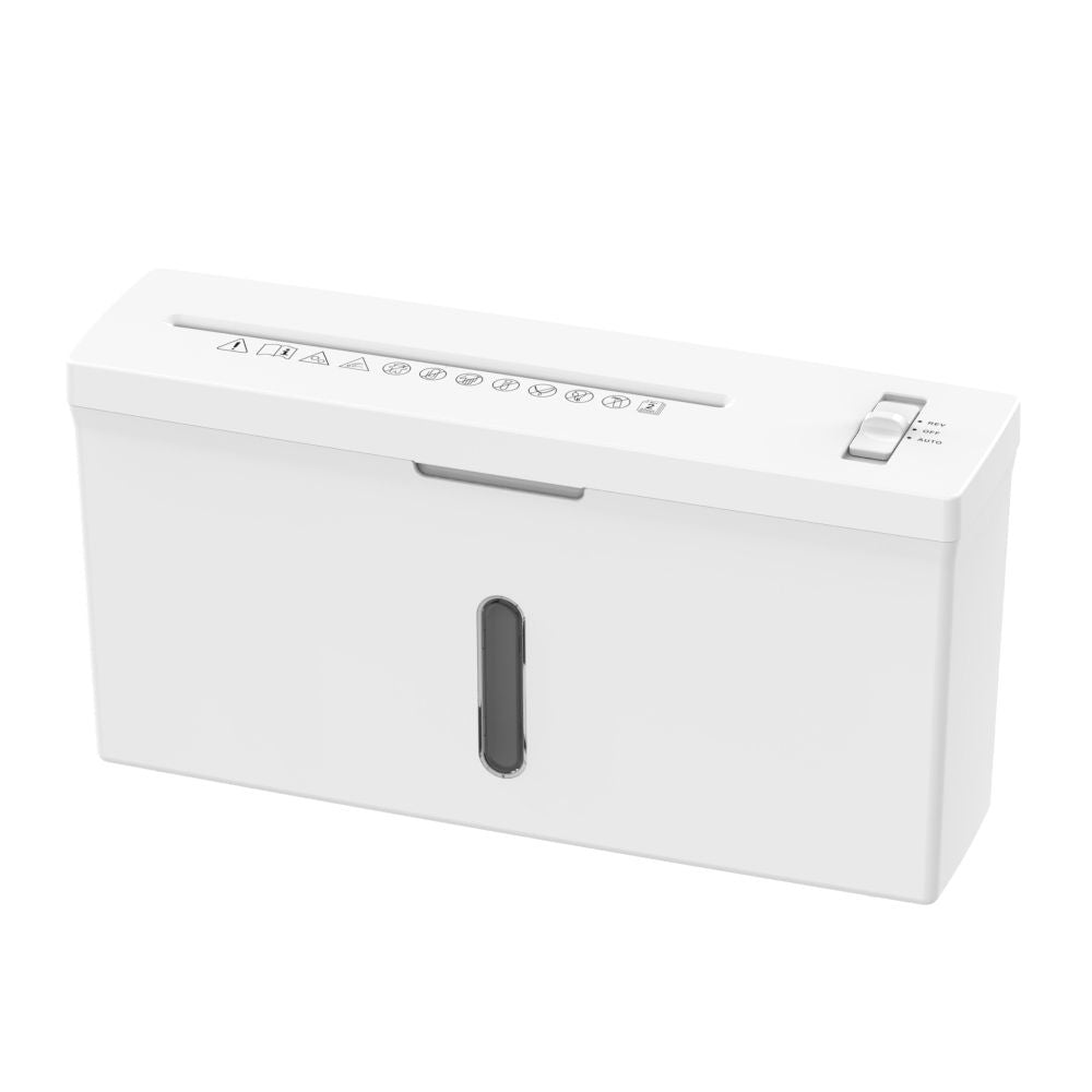 Woolsche Quiet Compact Paper Shredder,2-Sheet Cross Cut , 1.05 Gallon Basket, P5 Security Level Cutting Machine Universal Office School Home Desktop Stationery for Paper, Bills, Receipts