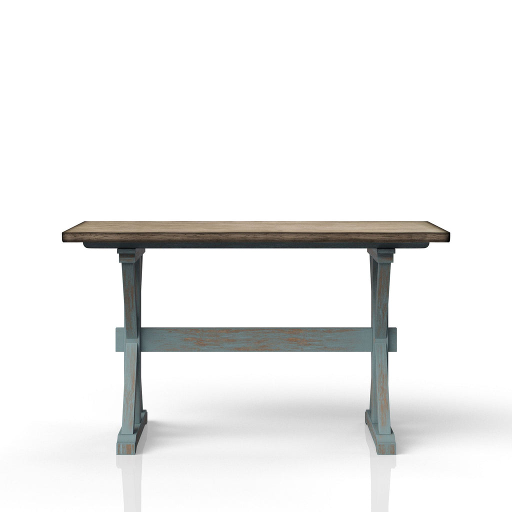 X Based Counter Height Casual Dining Table