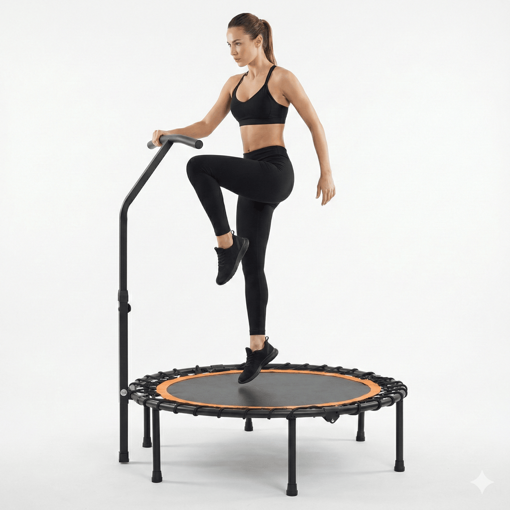 XTP006 Assembled sports trampoline happy expression outdoor and indoor